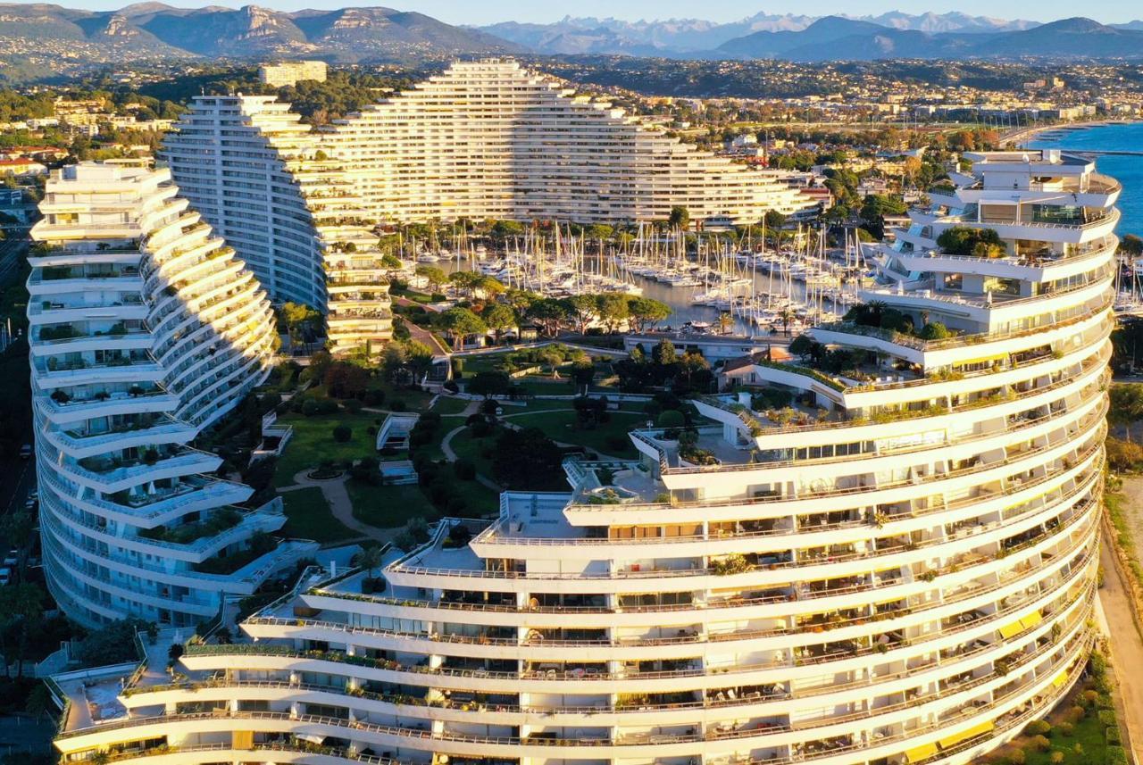 Blue Terrace Apartment - Marina Baie Des Anges Villeneuve-Loubet Kültér fotó